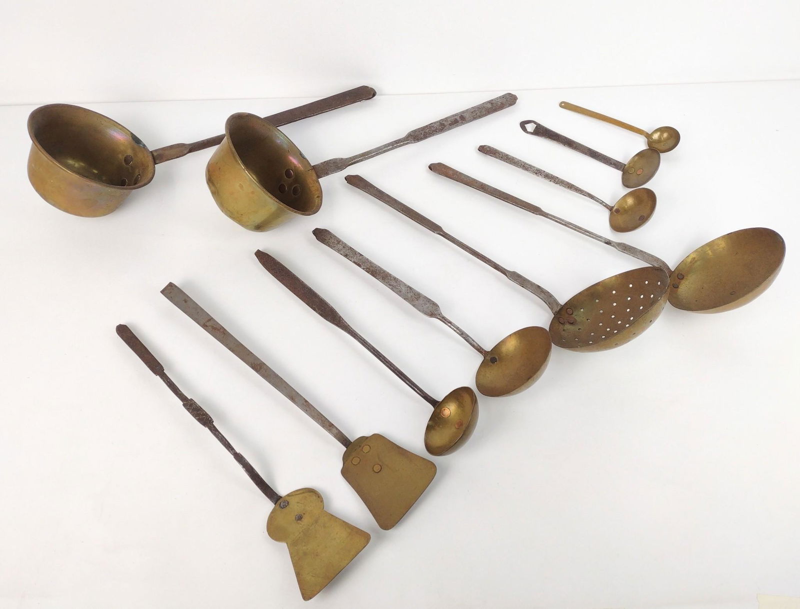 11 Pcs Iron & Brass Kitchen Tools (1 of 6)