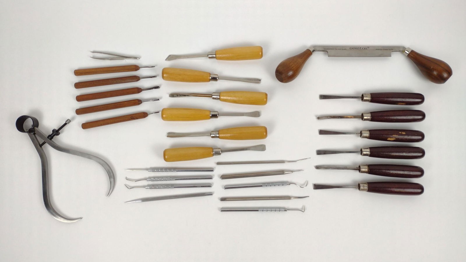 28 Wood Working Tools incl Chisels (1 of 2)