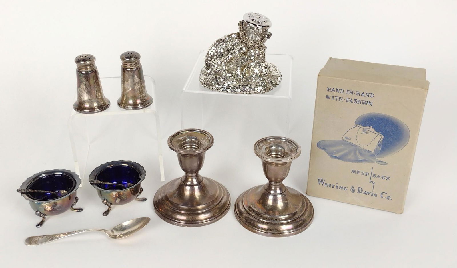 10 Pcs Sterling, Sterling Weighted and Purse (1 of 6)