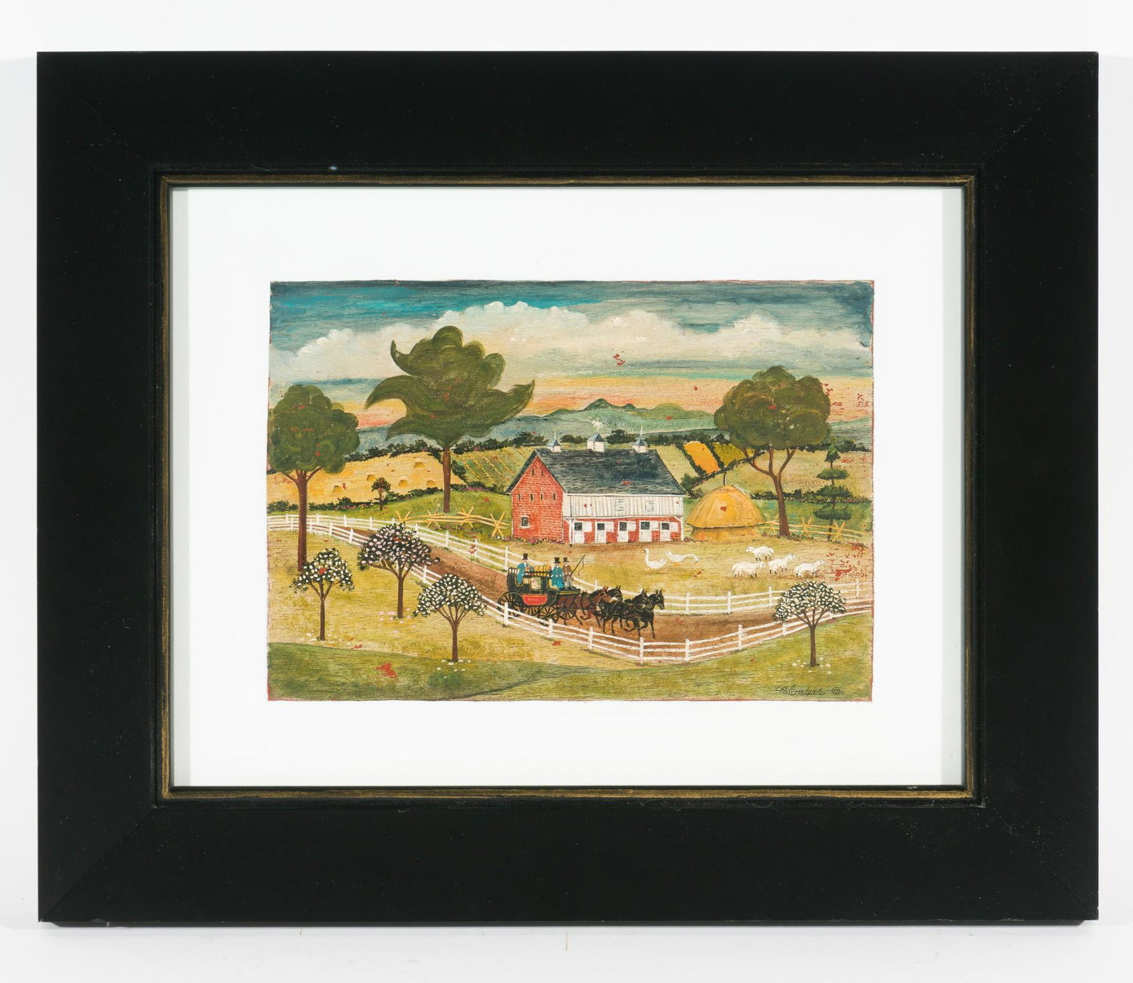 Robert E. Enders Barn Painting (1 of 3)