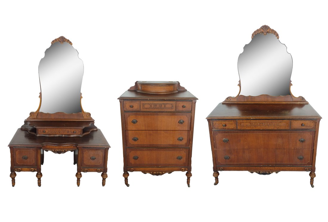 3 Pcs Bedroom Set (1 of 5)