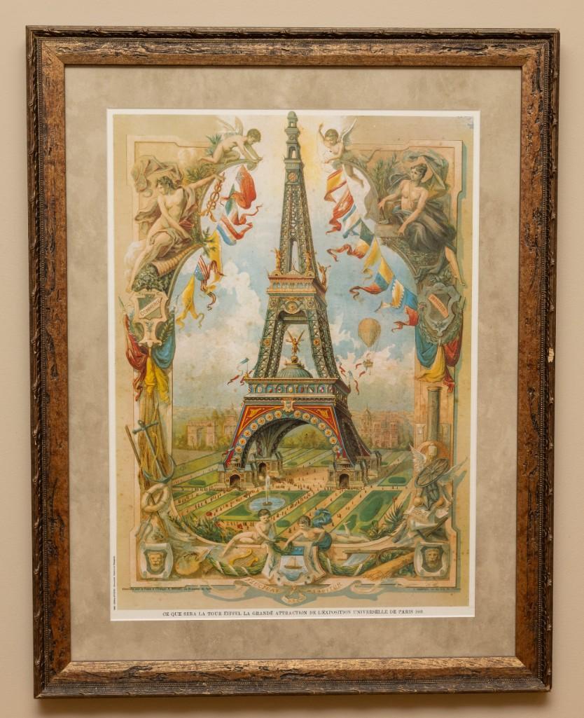 J Andrieux Eiffel Tower Paris Print (1 of 4)
