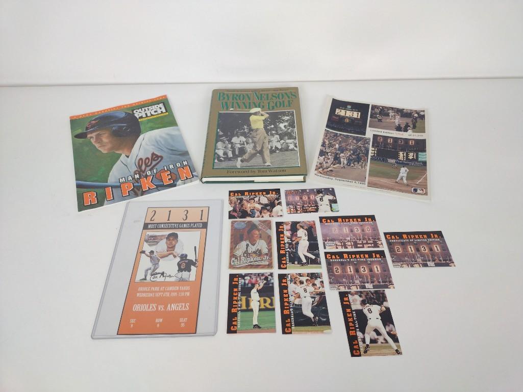 Cal Ripken Jr Collectibles Incl Autographs (1 of 8)