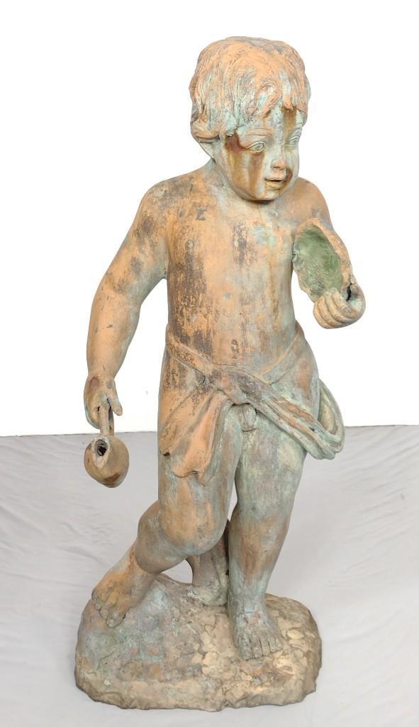 Bronze Figural Garden Statue (1 of 5)