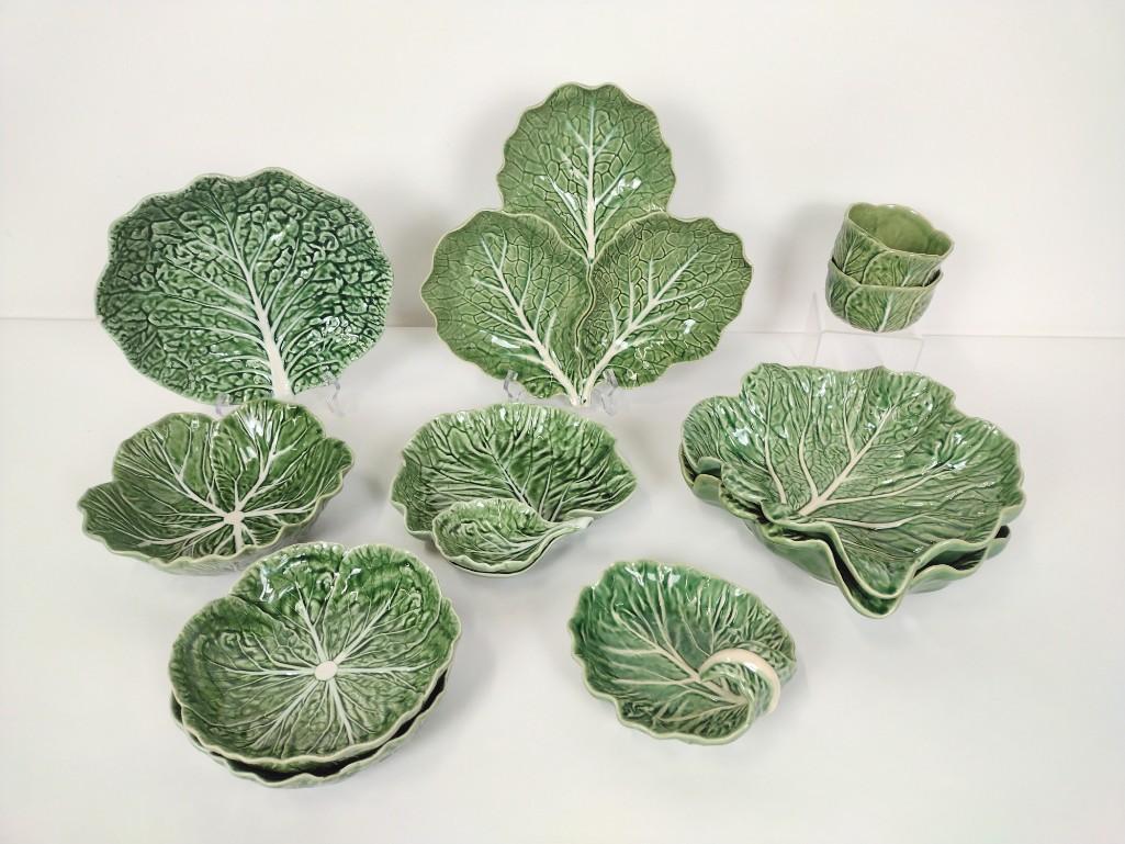 11 Bordello Pinheiro Cabbage Leaf Serving Pieces (1 of 12)