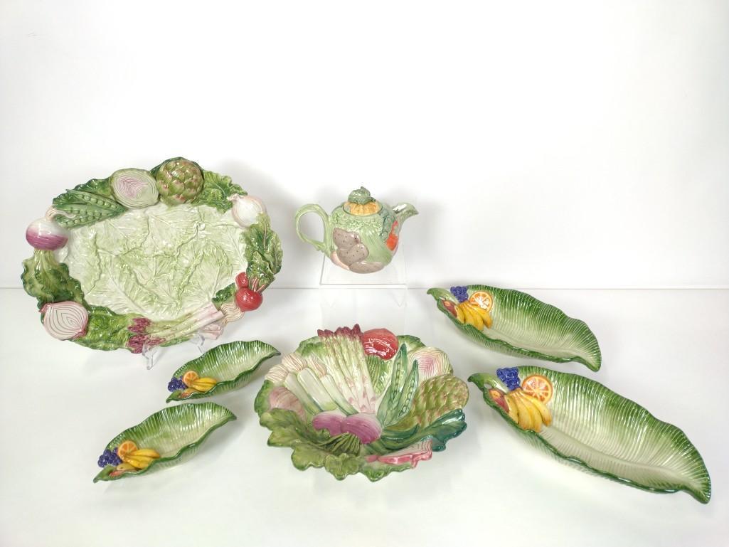 7 Fitz & Floyd Serving Pieces (1 of 2)