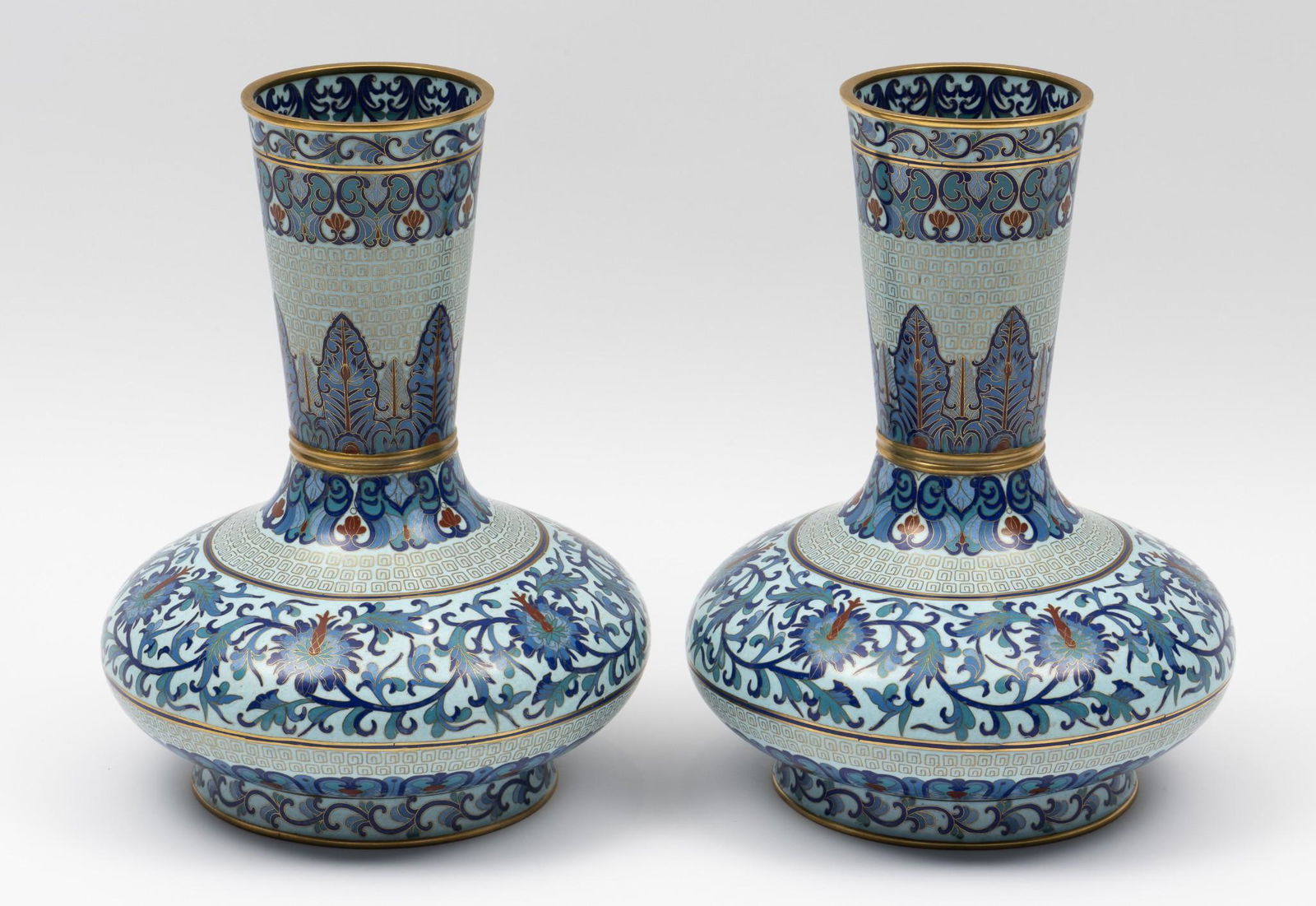 Pair Cloisonne Vases (1 of 11)