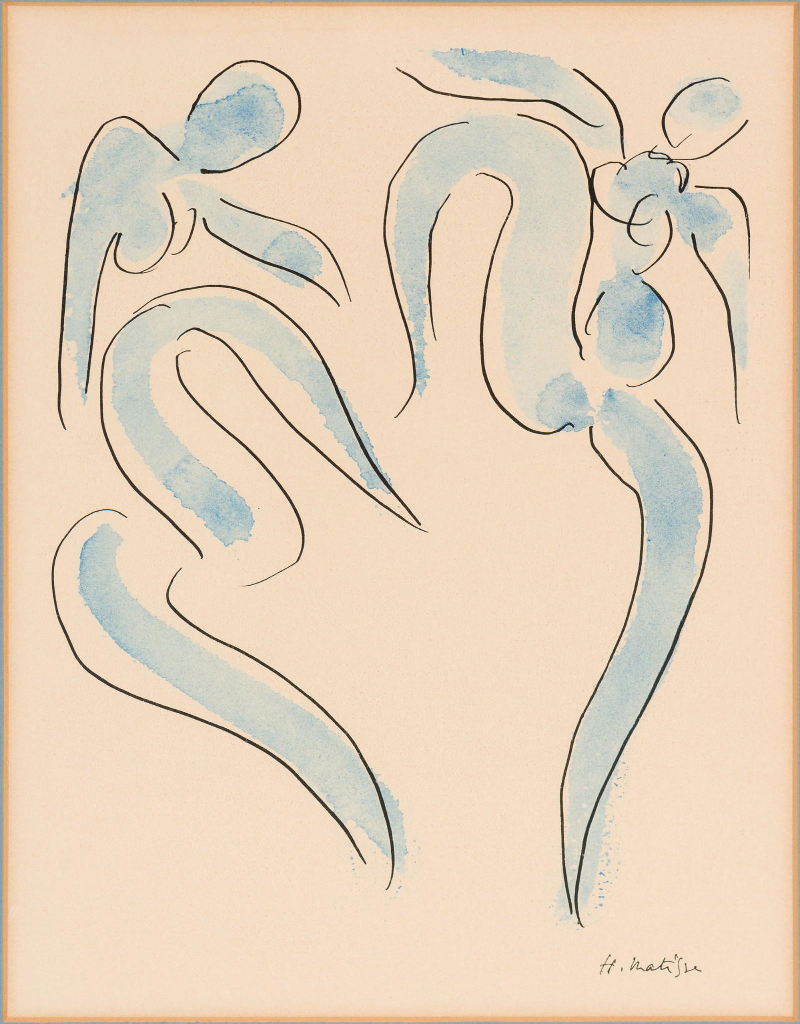 After Henri Matisse (France, 1869 - 1954) Pochoir/Lithograph (1 of 5)