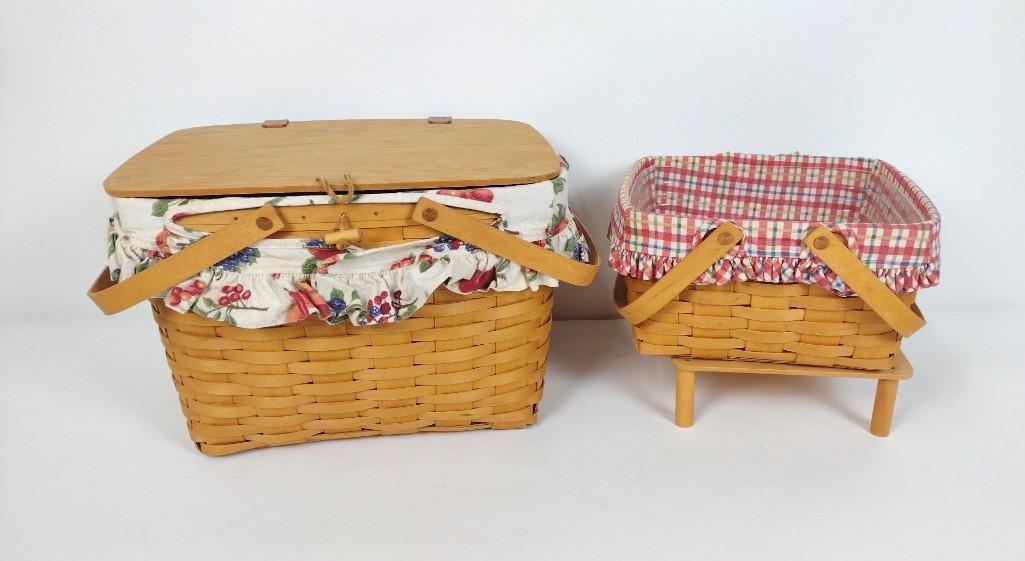 2 Longaberger Baskets (1 of 6)