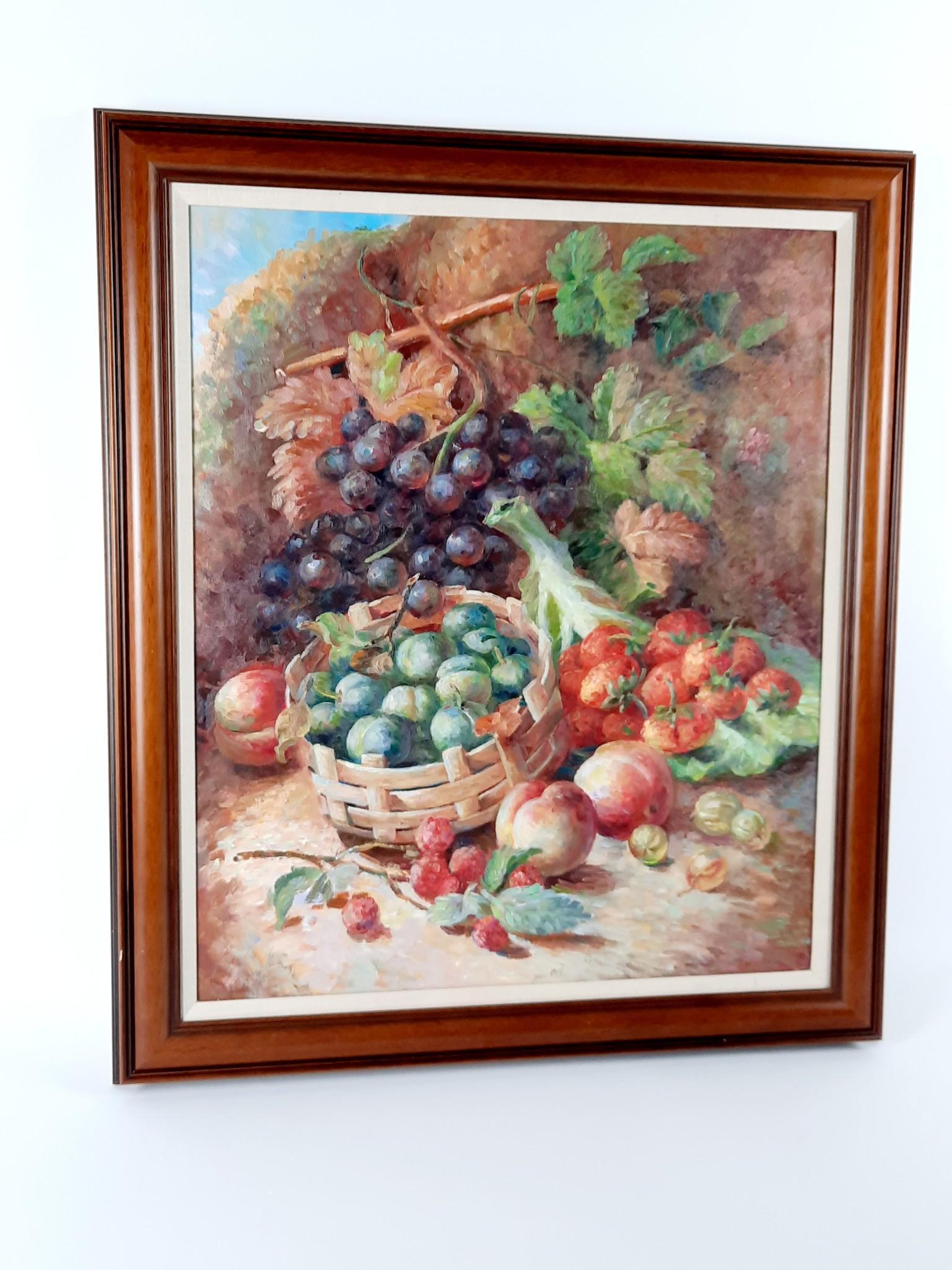 R. Waren Fruit Still Life Painting (1 of 2)