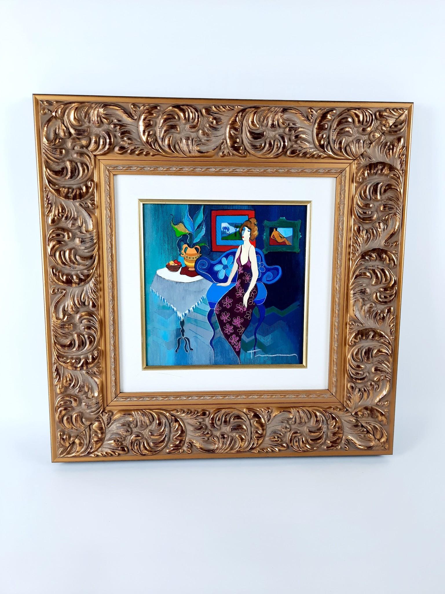 Itzchak Tarkay Moment of Peace II Ltd Ed 36 / 250 Lithograph (1 of 3)