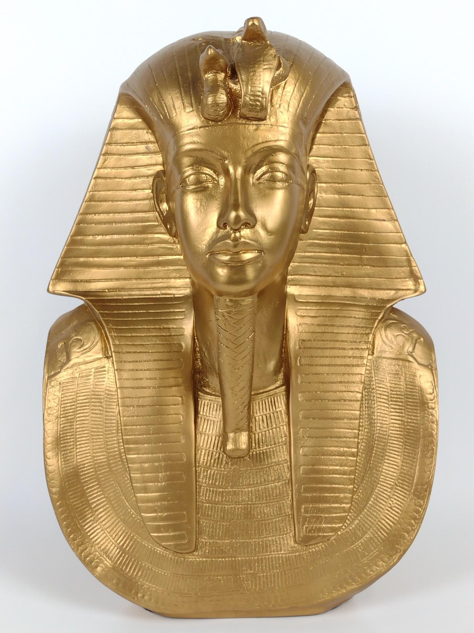 Egyptian Style Plaster Bust (1 of 3)