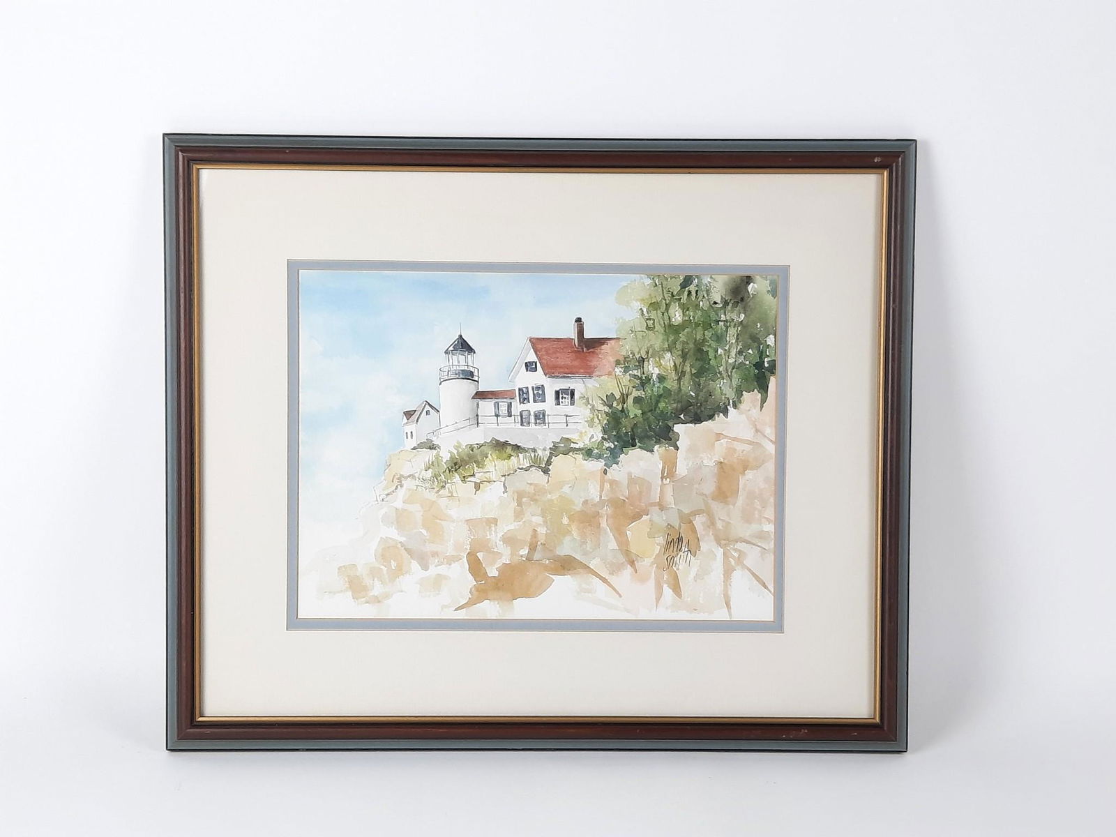 Linda Smith Light House Watercolor (1 of 2)