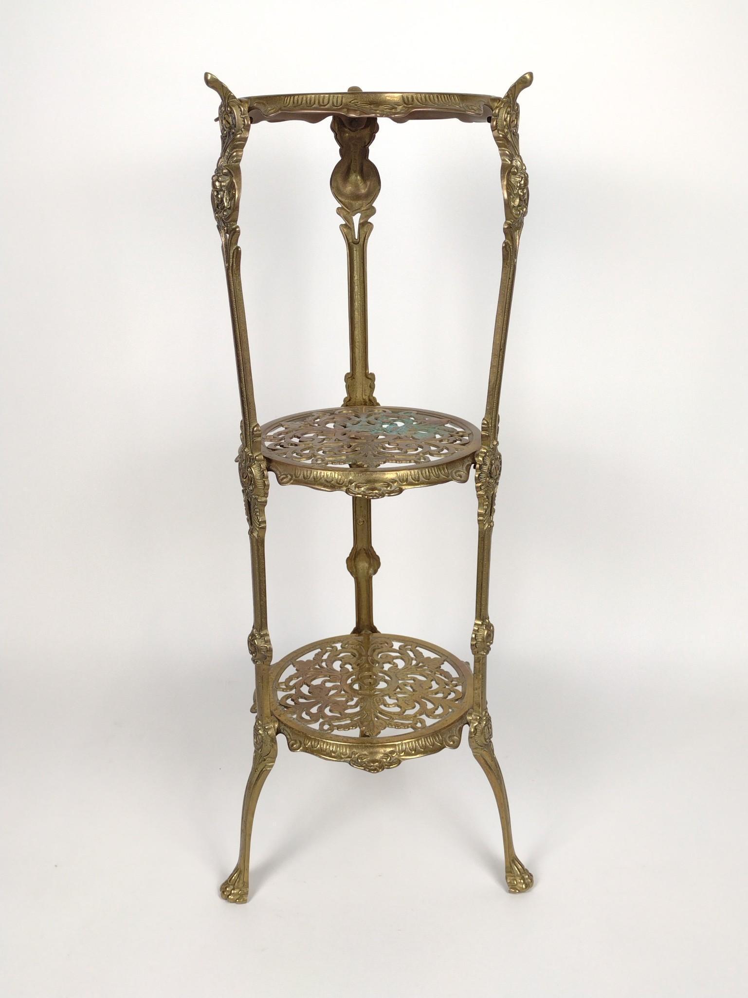 Brass 3 Tiered Stand (1 of 3)