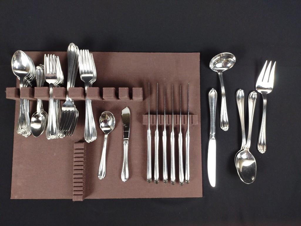 58 Pcs Gorham Stainless Steel Flatware (1 of 3)
