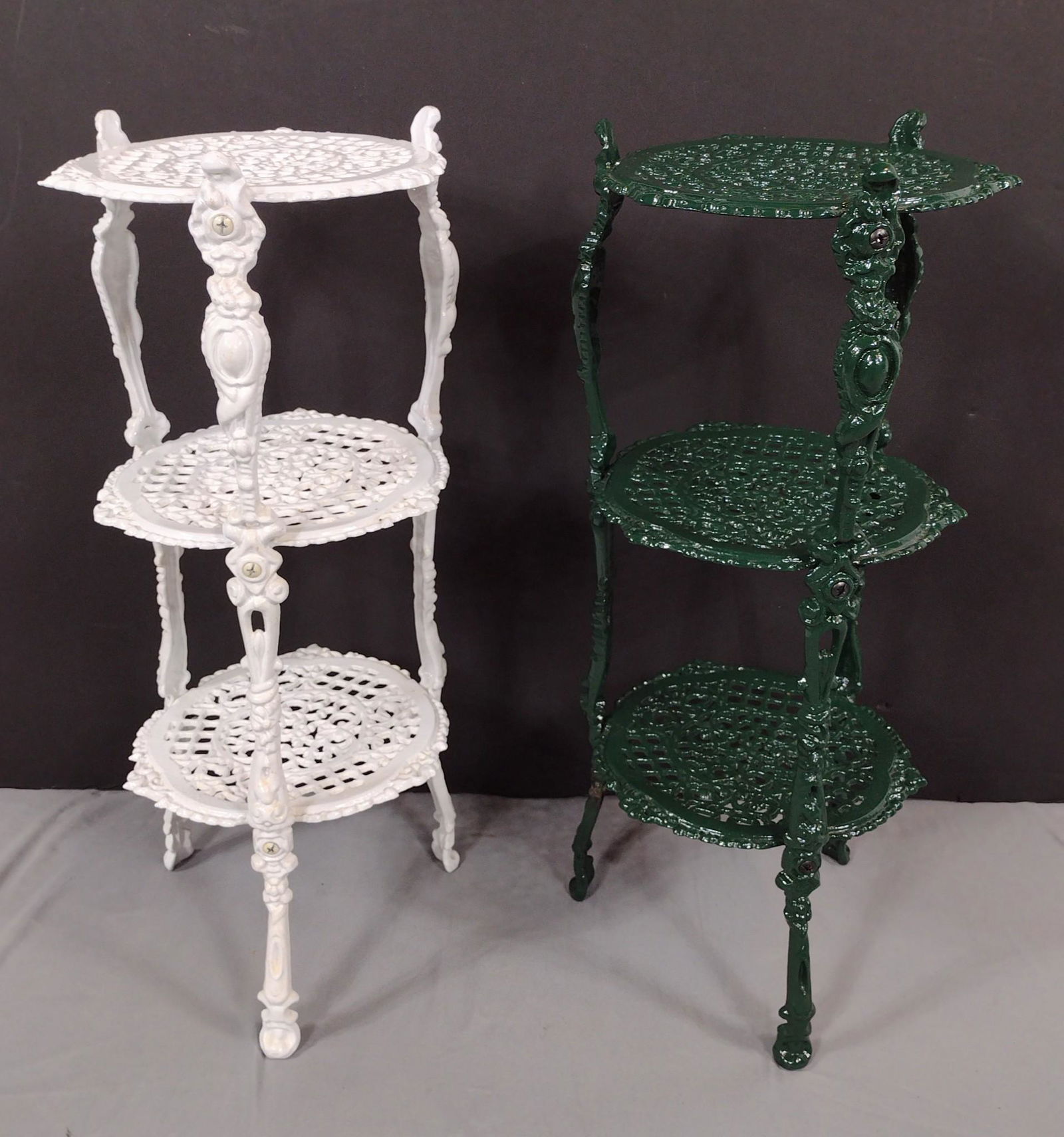 2 Metal 3 Tiered Stands (1 of 2)