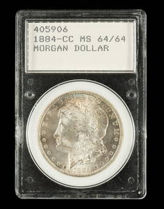 1884-CC  Silver Morgan Dollar MS 64