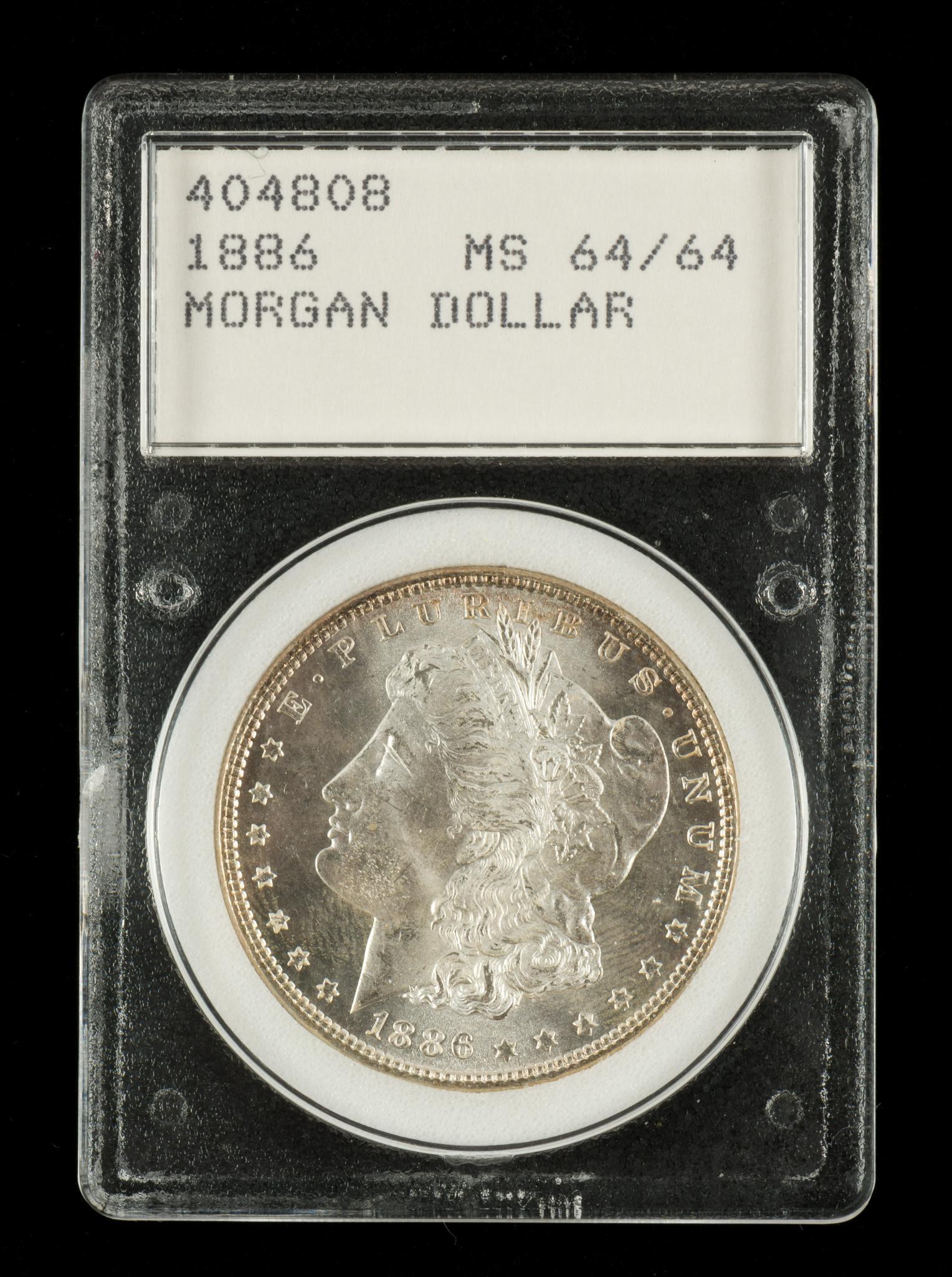 1886 Silver Morgan Dollar MS 64 (1 of 2)