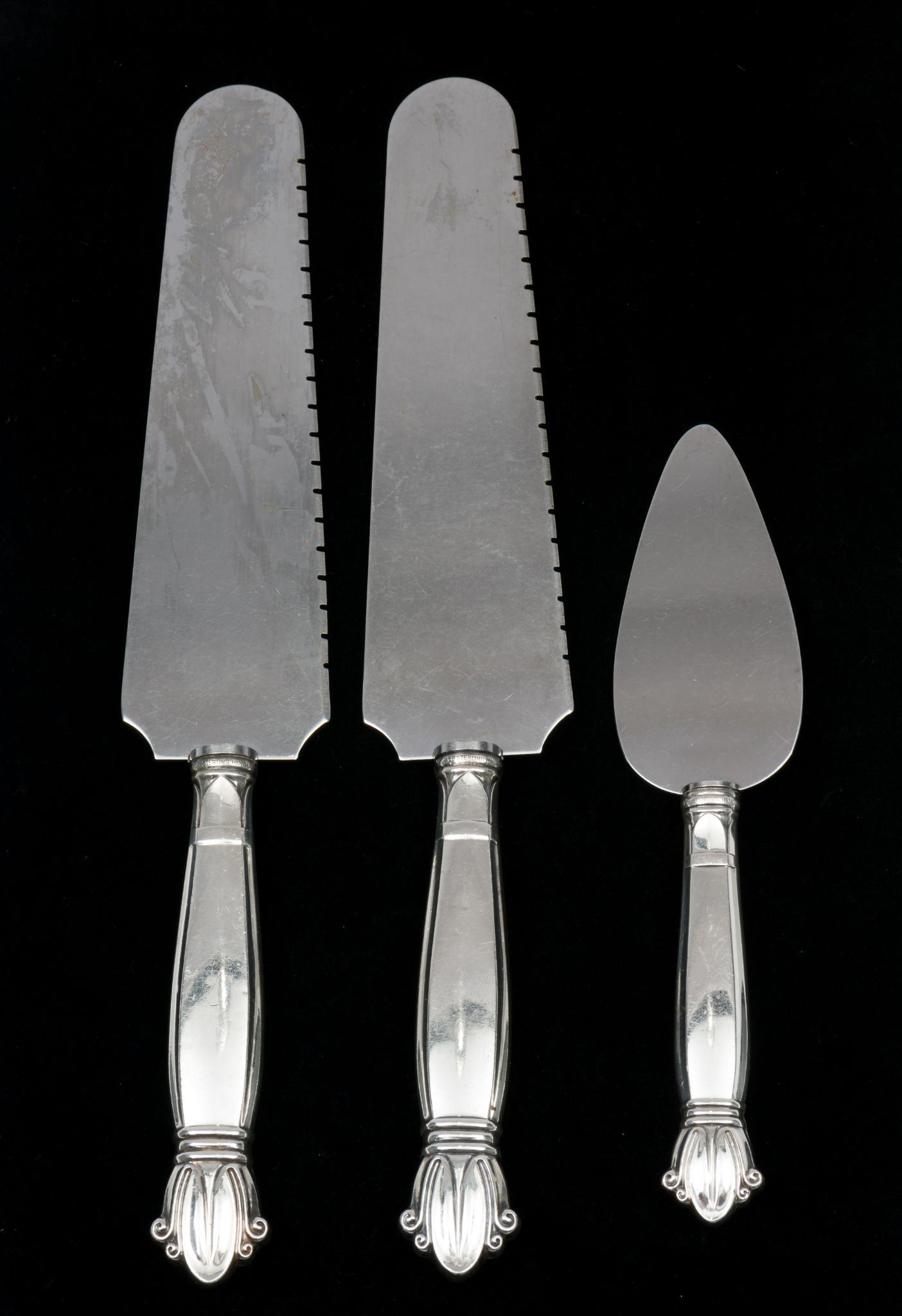 3 Web Silver Co. Sterling Handled Serving Pieces (1 of 6)