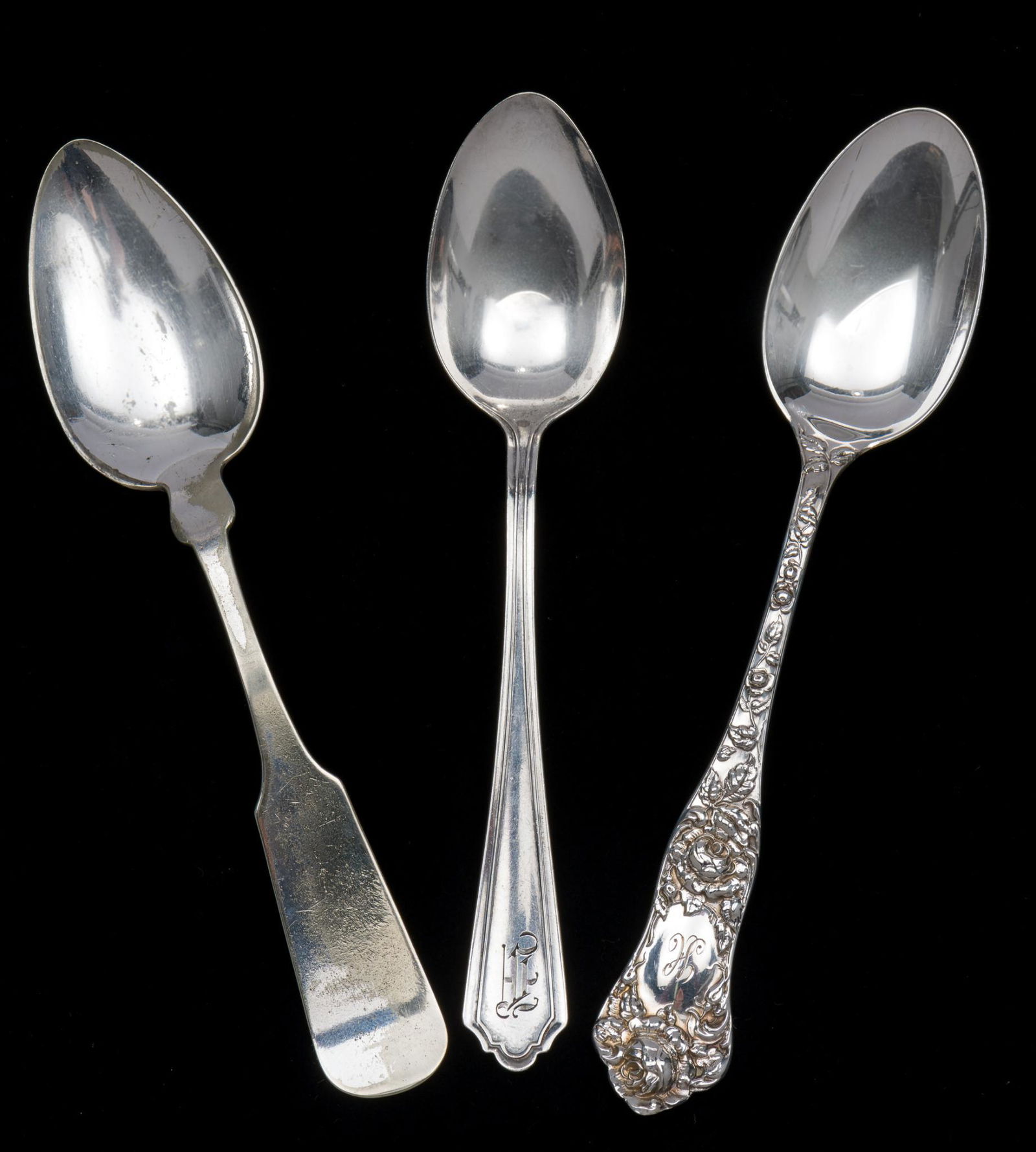 3 Sterling Teaspoons Incl Coin (1 of 13)