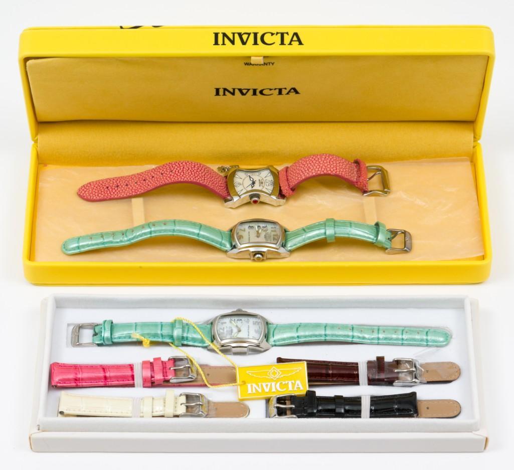3 Invicta Ladies Wristwatches Incl Baby Lupah (1 of 8)