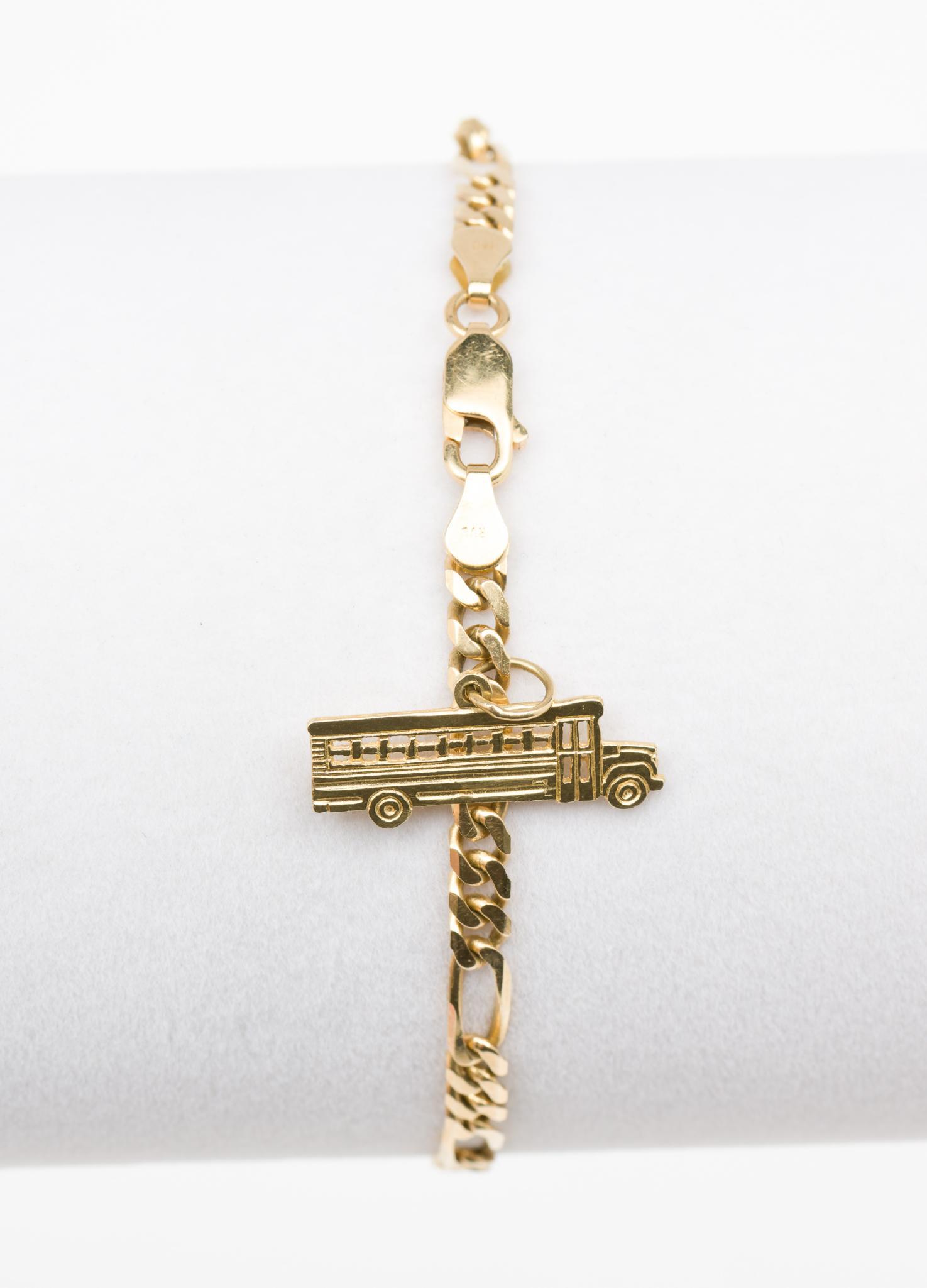 14K Gold Charm Bracelet (1 of 3)