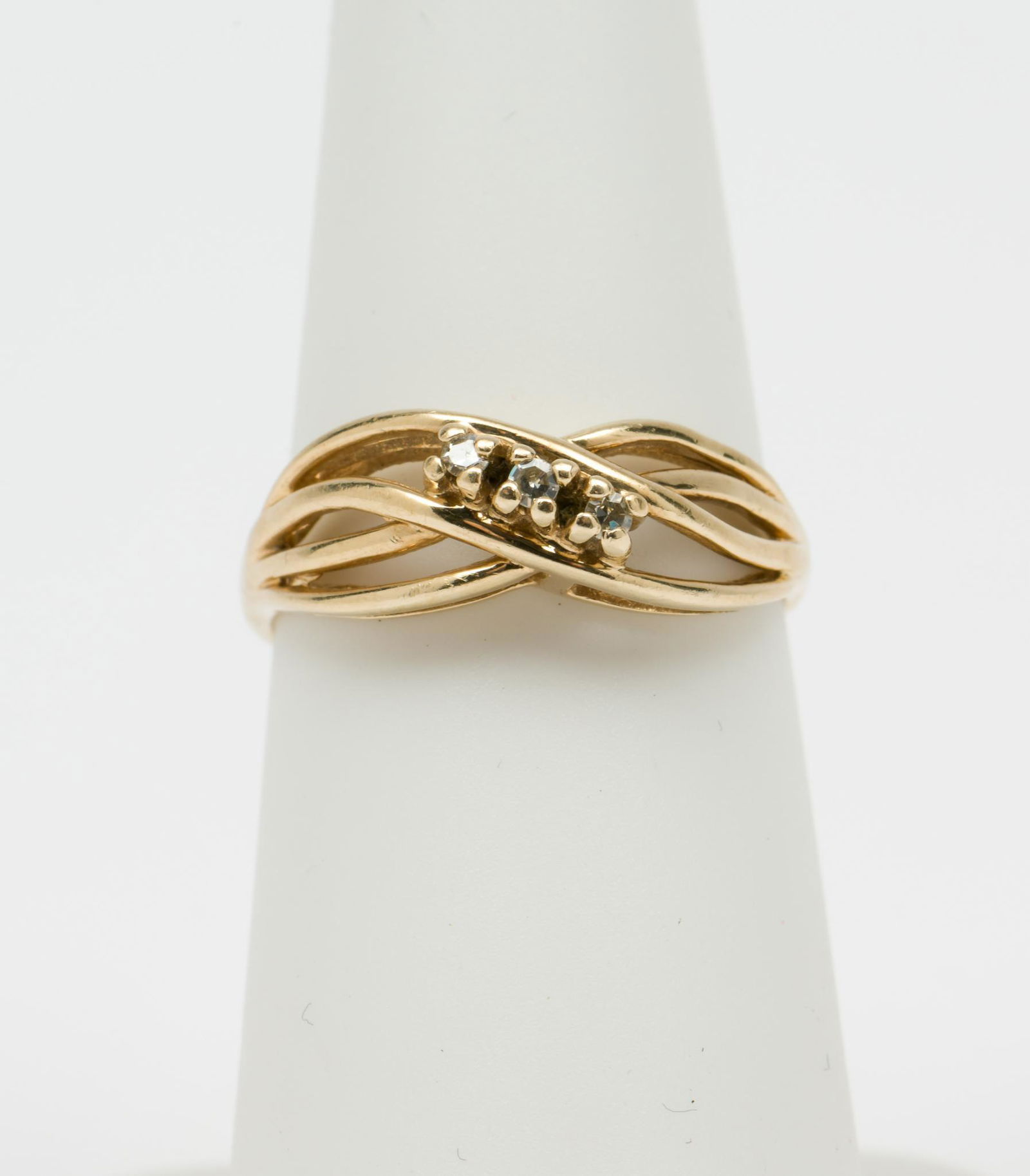 10K Gold & .06 CTW Diamond Ring (1 of 3)