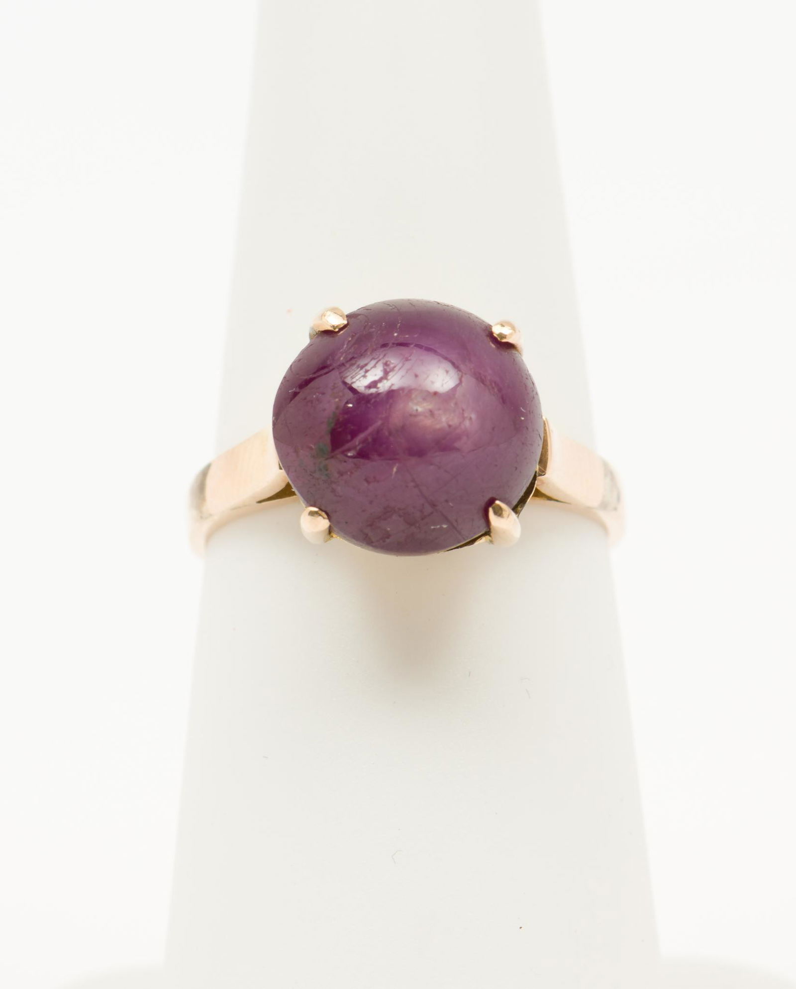 14K Gold & Purple Star Sapphire Ring (1 of 3)