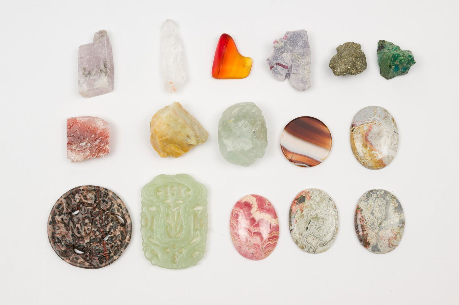 16 Mineral Samples (1 of 2)