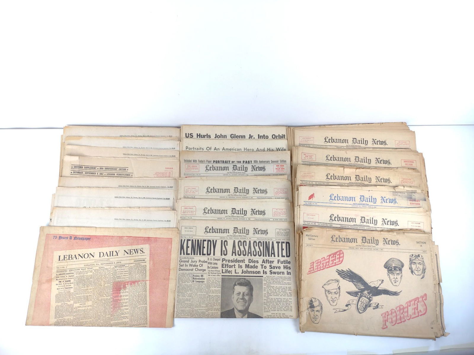 20 Lebanon Daily News Newspapers (1920 - 1963) (1 of 20)