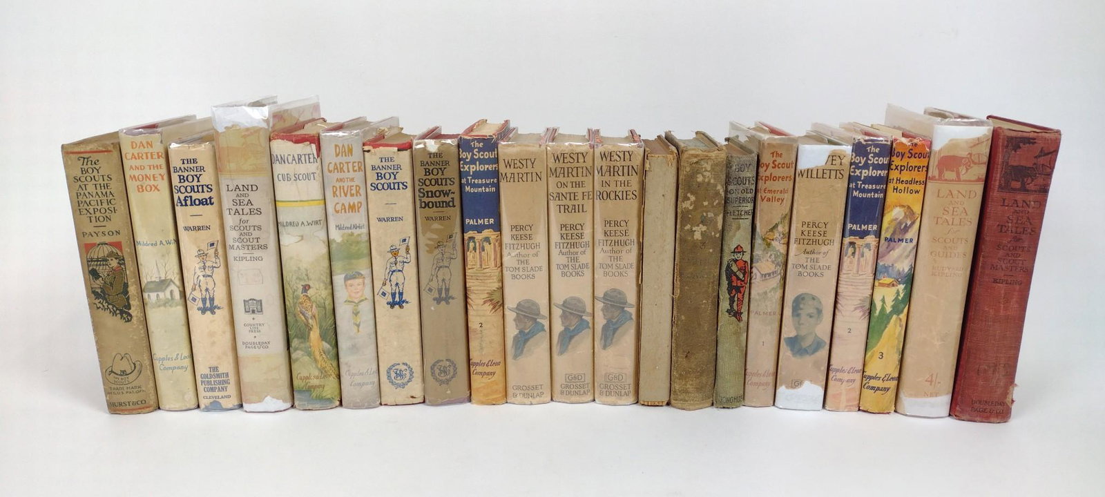 21 Vintage Boy Scouts Novels: Includes George Warren, Rudyard Kipling, Don Palmer, Percy Fitzhugh, and more. DM IMPORTANT: Before bidding, please read the terms and conditions. When you registered for the auction you agreed to the