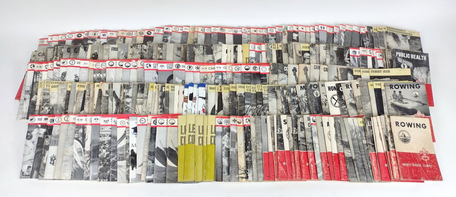 285 Vintage Boy Scout Merit Badge Pamphlets: Copyright dates range 1955-2005. DM IMPORTANT: Before bidding, please read the terms and conditions. When you registered for the auction you agreed to these terms and will be required to comply with t