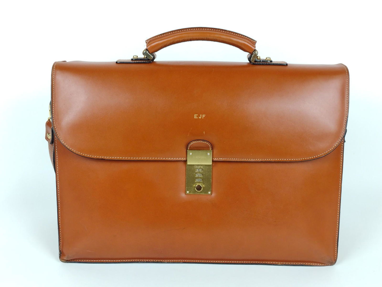 T. Anthony Leather Brief Case (1 of 4)