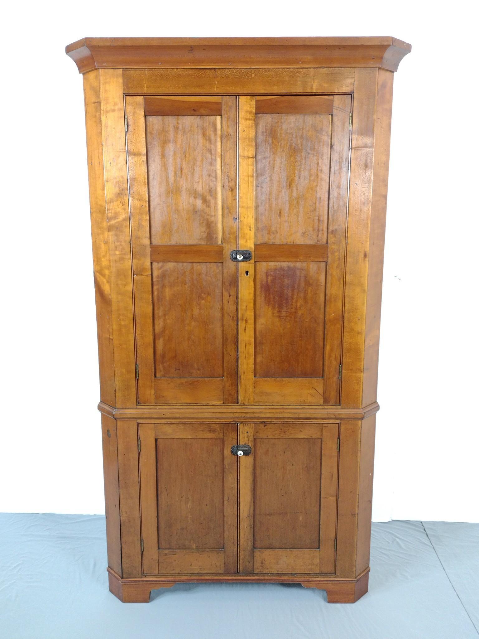 19th c Corner Cabinet (1 of 4)