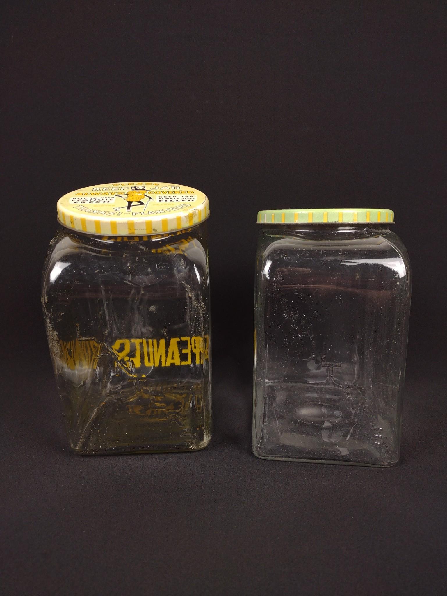 2 Planters Advertising Peanut Jars (1 of 4)