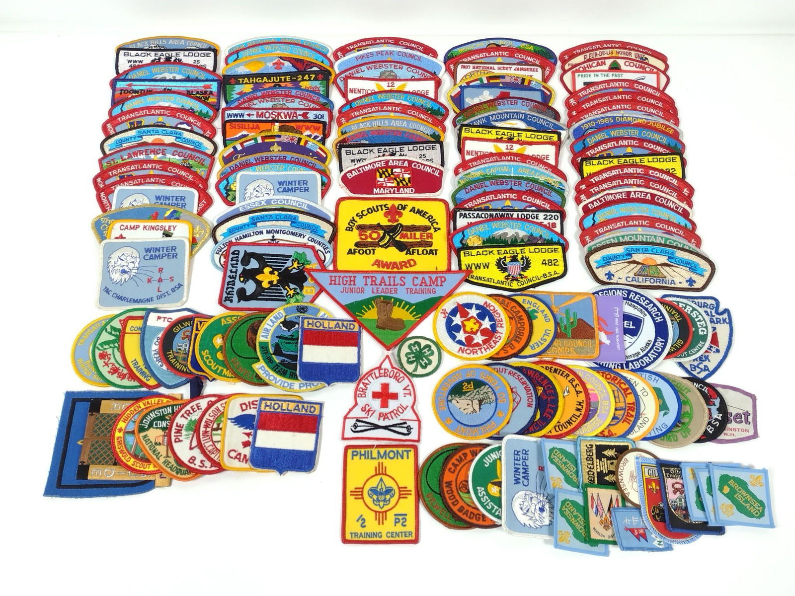 Approximately 160 Boy Scout Service/Specialty Trip Patches (1 of 3)