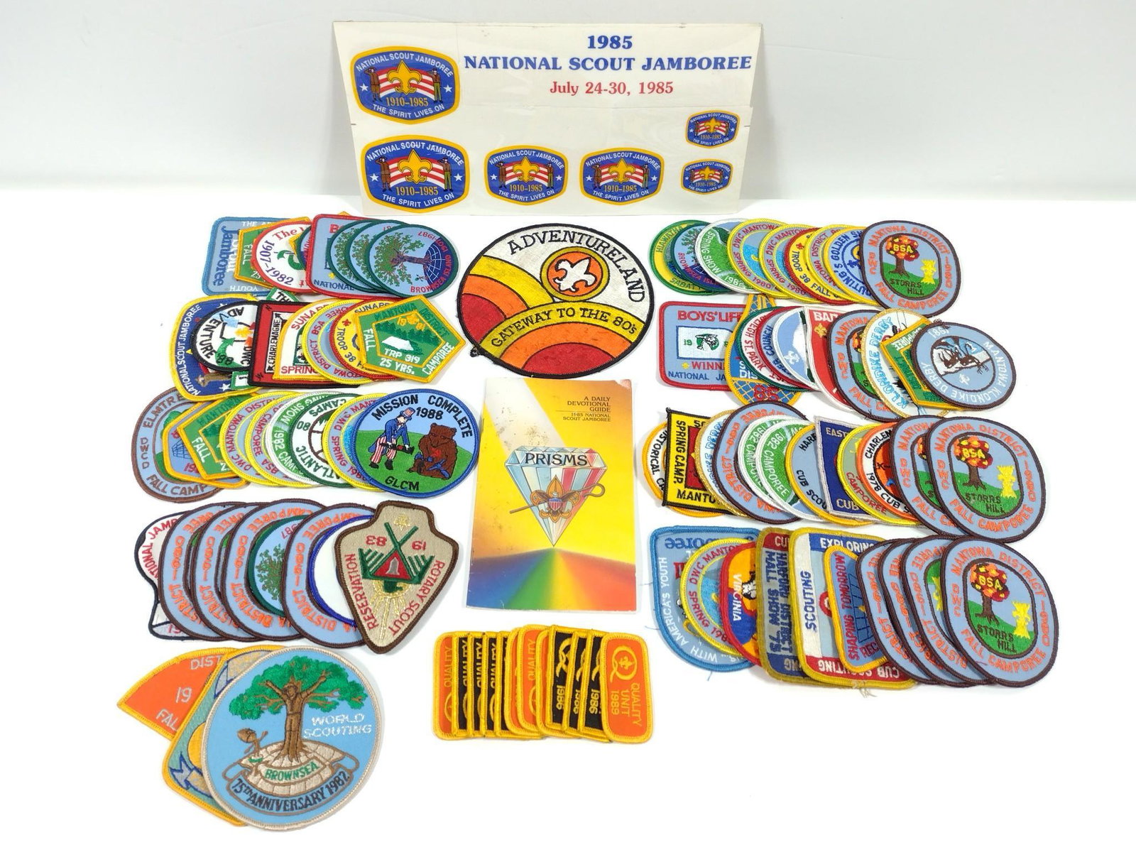 89 - 1980s Boy Scout Patches: Includes Camporee. MG. IMPORTANT: Before bidding, please read the terms and conditions. When you registered for the auction you agreed to these terms and will be required to comply with them.