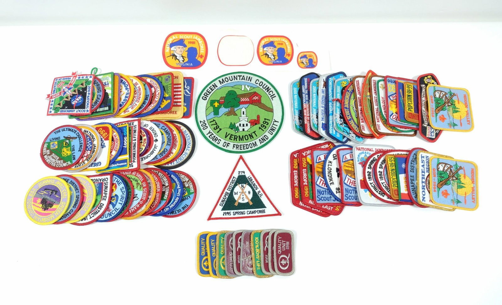 78 - 1990s & 2000s Boy Scout Patches: Also includes jamboree stickers. MG. IMPORTANT: Before bidding, please read the terms and conditions. When you registered for the auction you agreed to these terms and will be required to comply with 