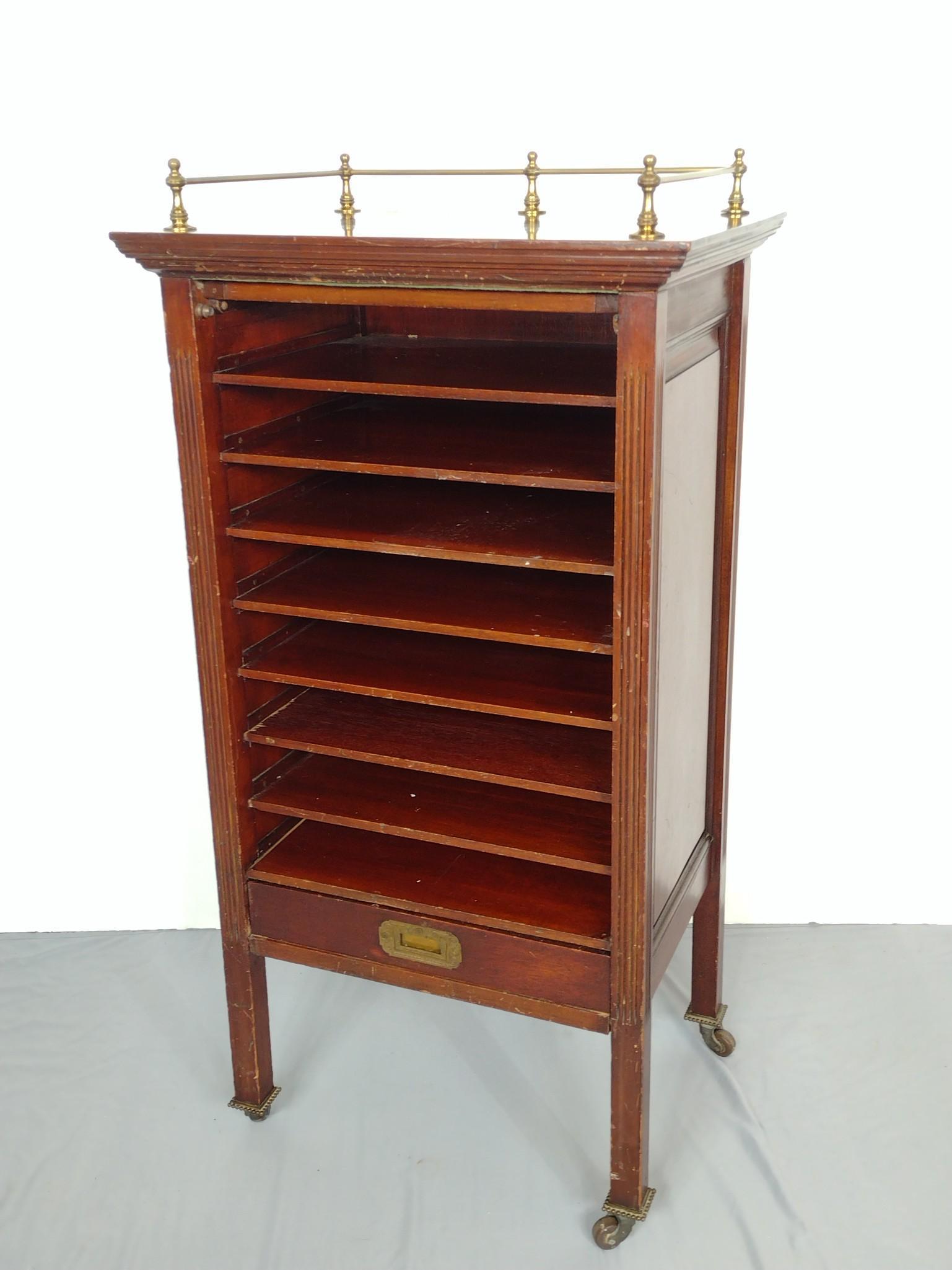 Antique Sheet Music Cabinet (1 of 6)