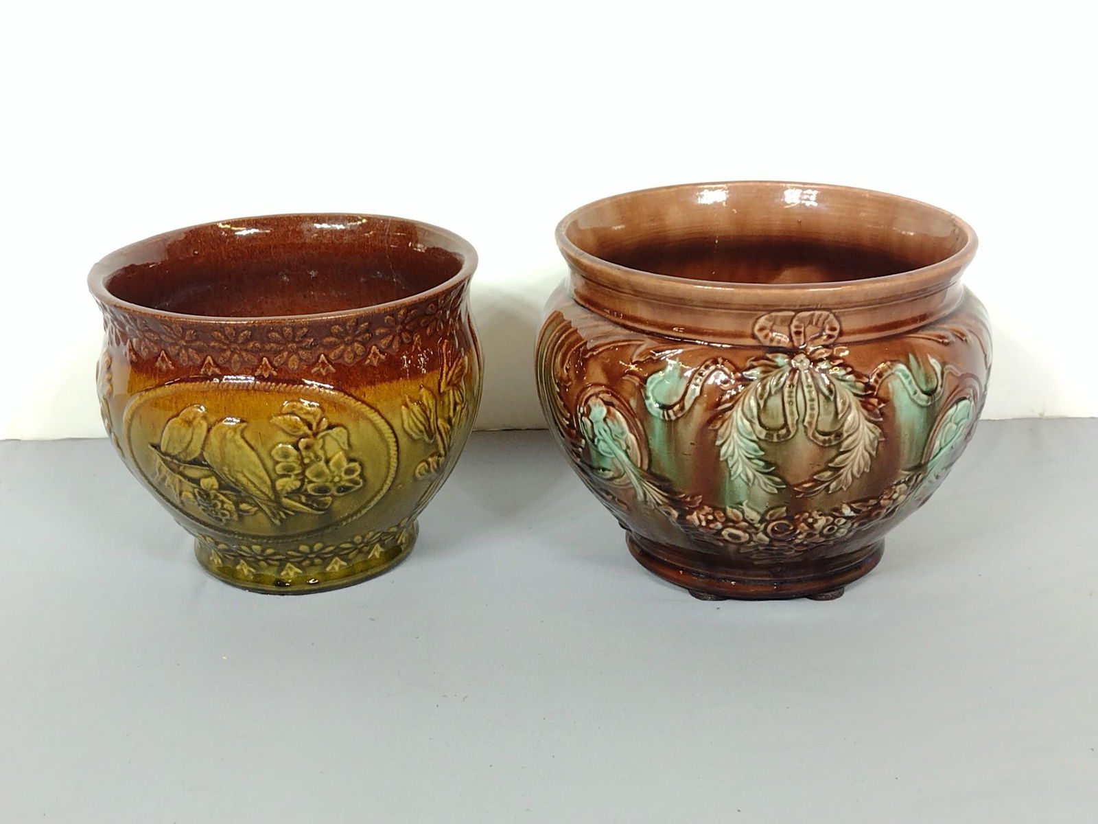 Two Majolica Planters (1 of 4)
