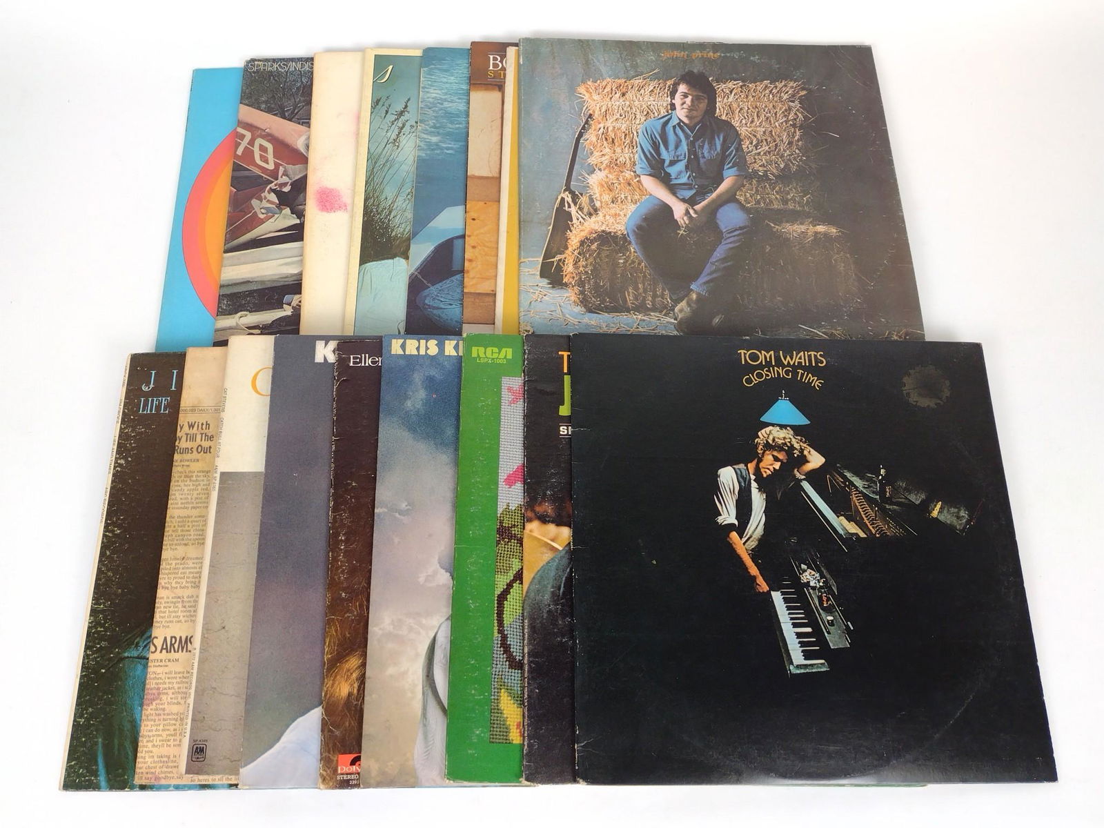 17 Singer-Songwriter Records incl Tom Waits (1 of 4)