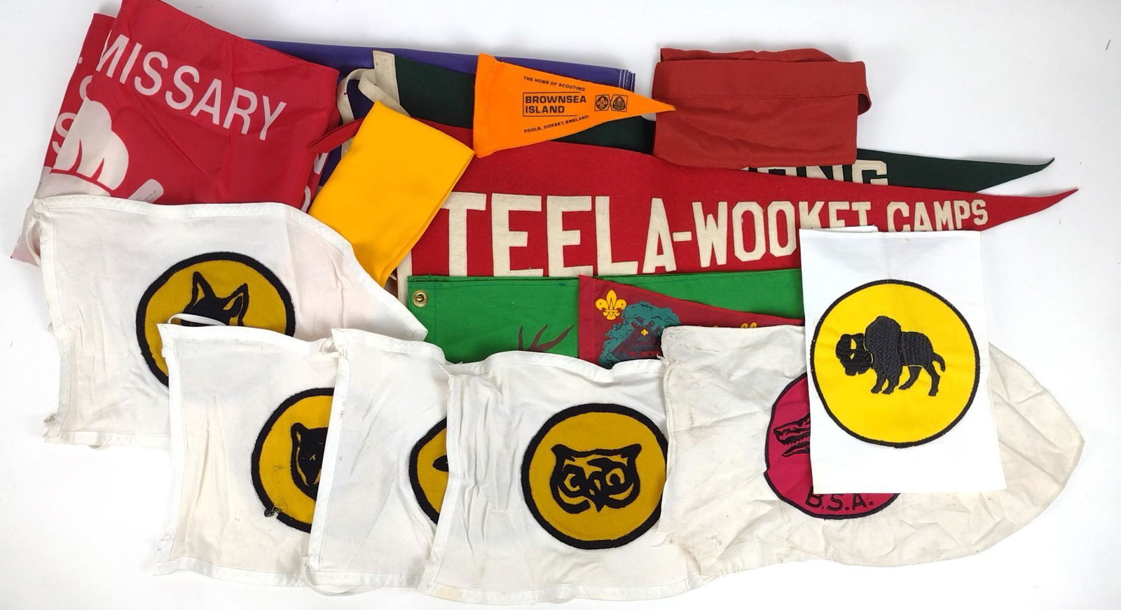 16 B.S.A. Flags/Pennants Incl Camp Sites (1 of 6)
