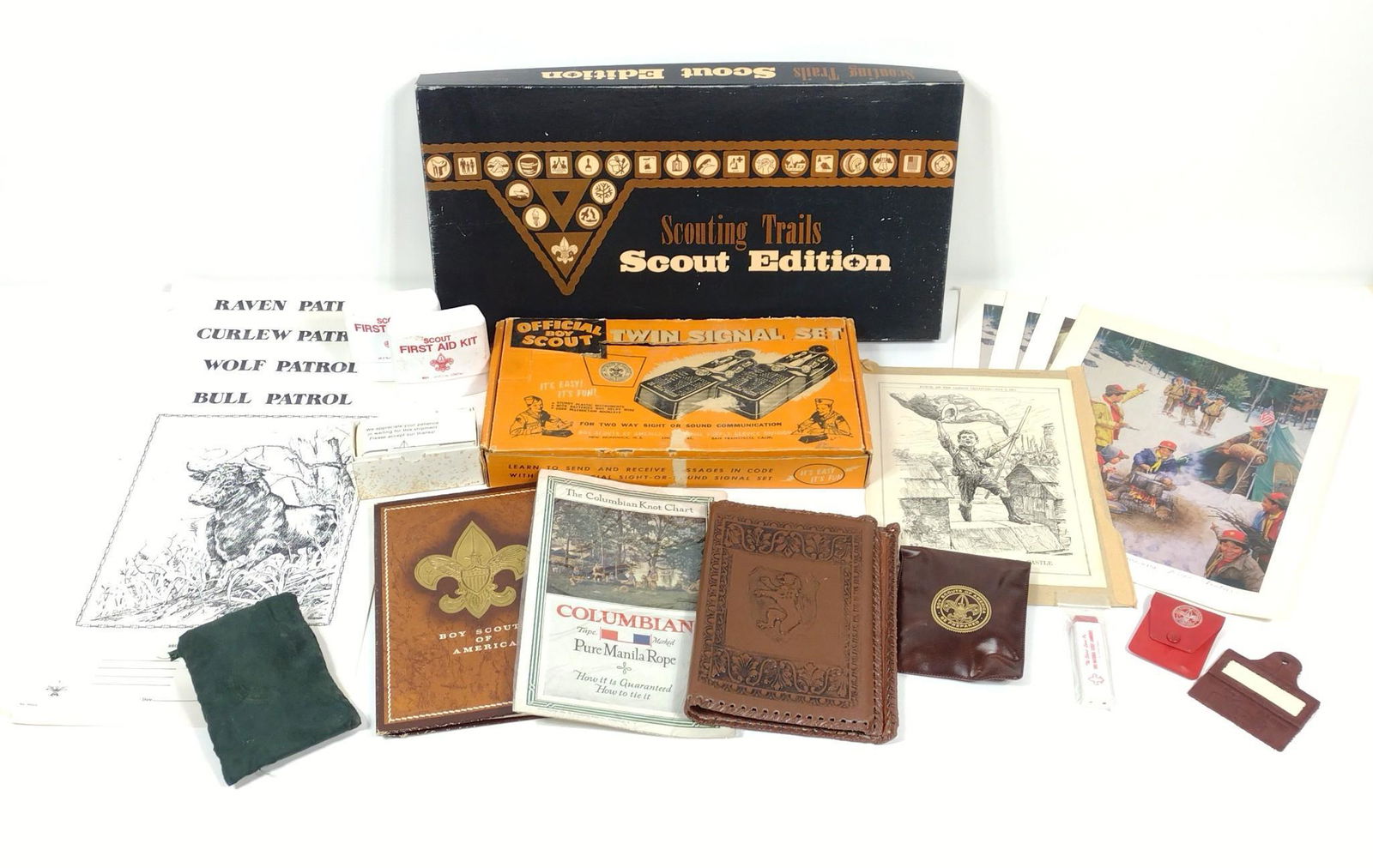 27 PC Boy Scout Collectibles Incl Signal Set (1 of 4)