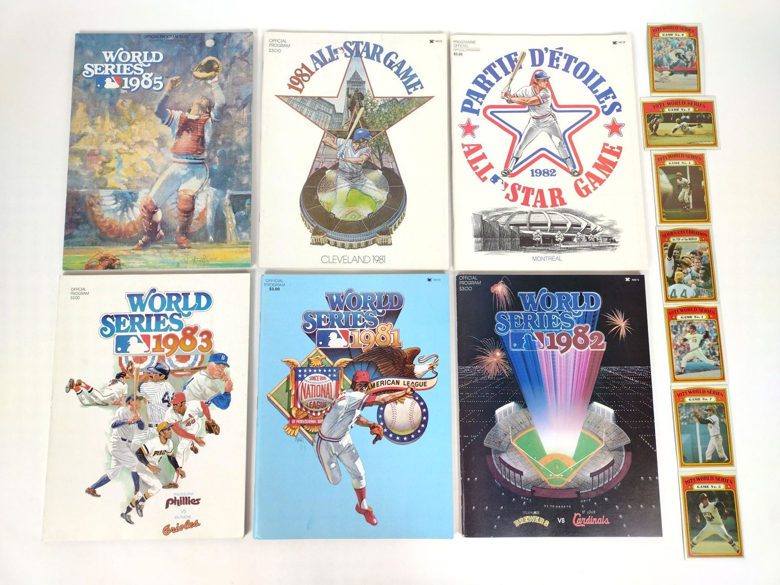 6 Official Programs Incl World Series (1 of 2)