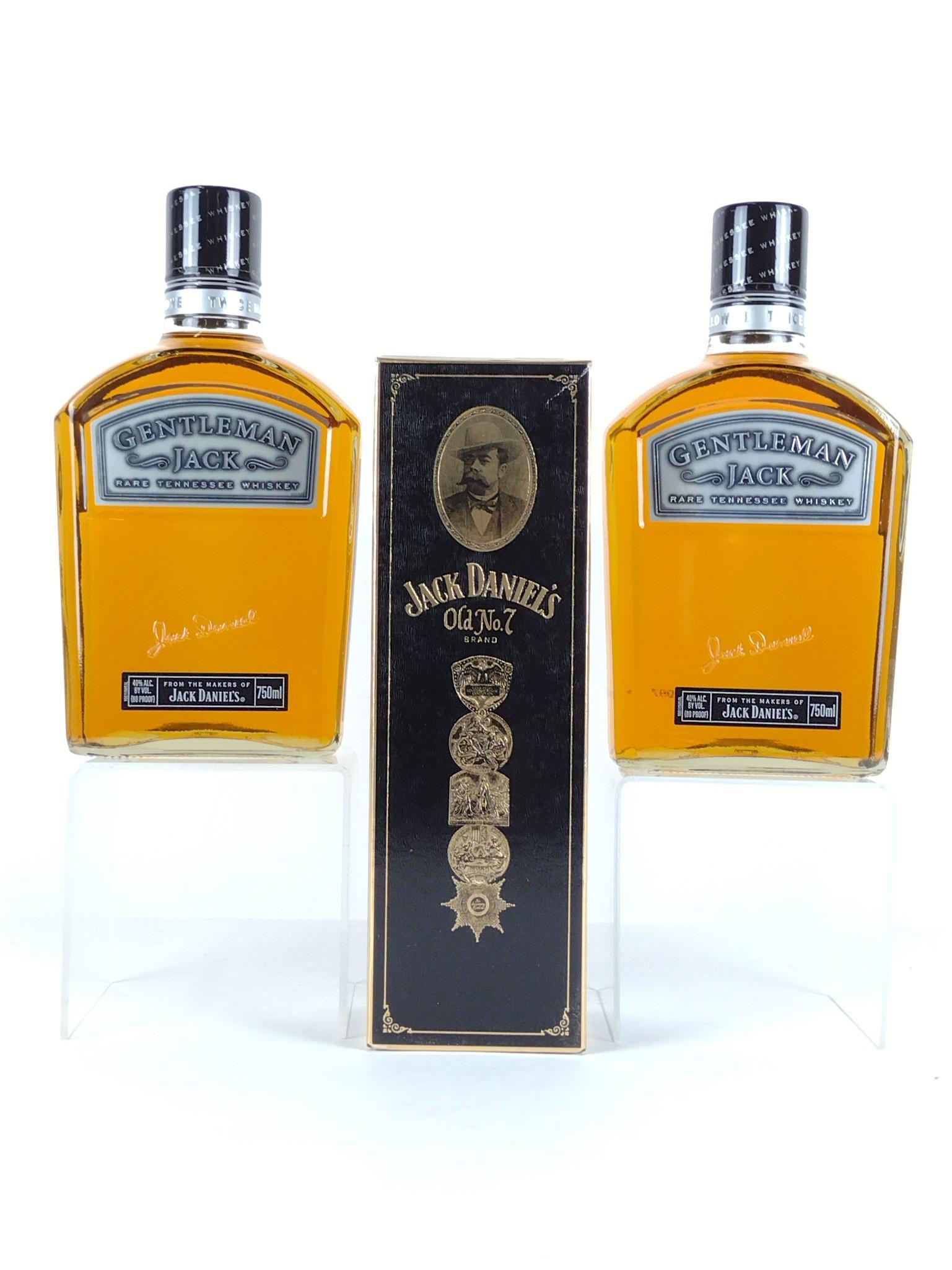 3 Estate Bottles of Jack Daniels Whiskey Incl Gentleman Jack (1 of 2)