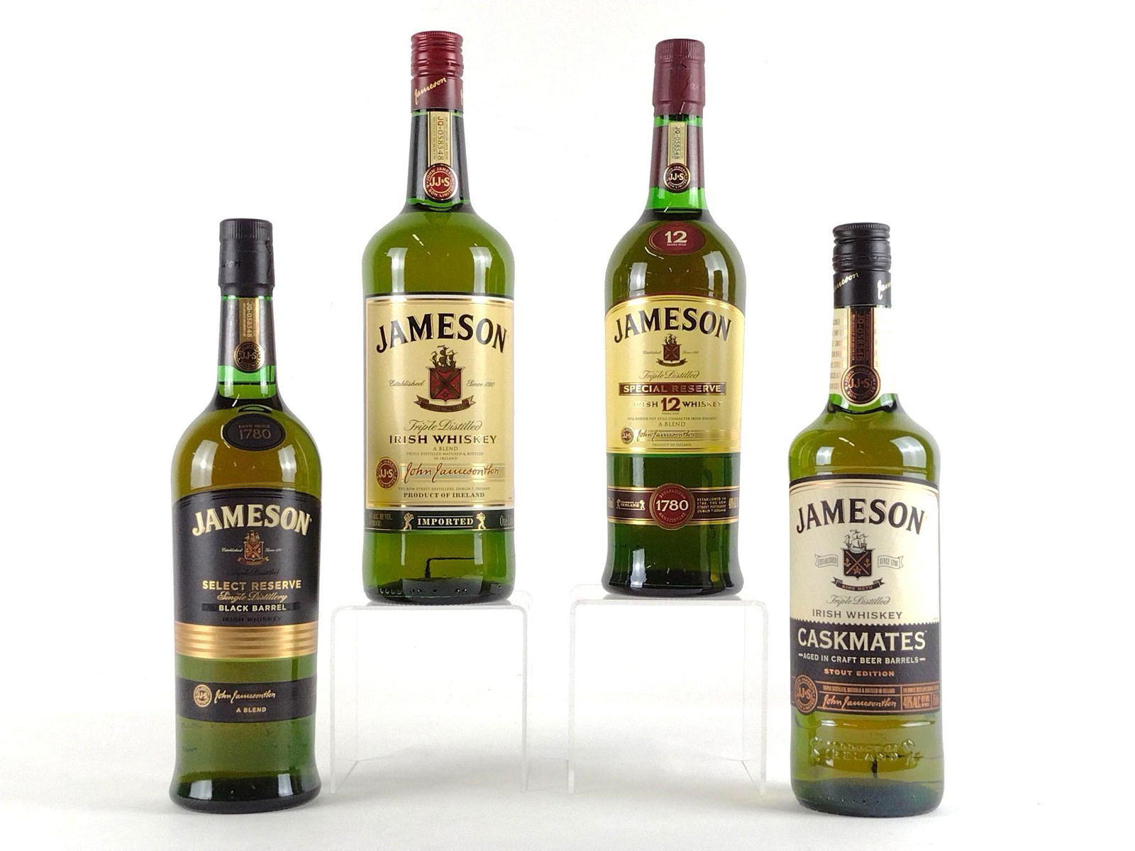 4 Estate Bottles of Jameson Irish Whiskey Incl Select Reserve (1 of 2)