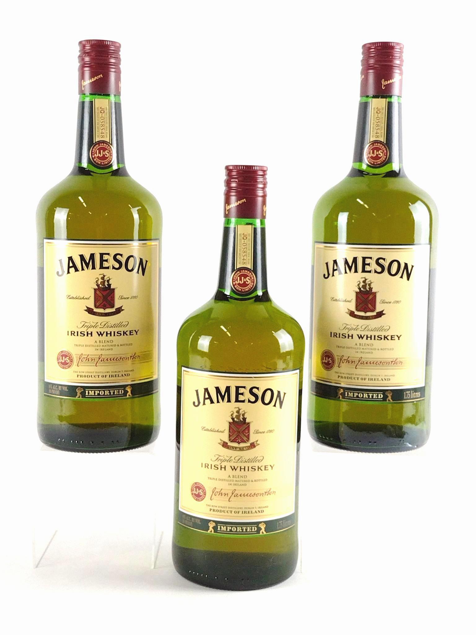 3 Estate Bottles of Jameson Whiskey (1 of 2)