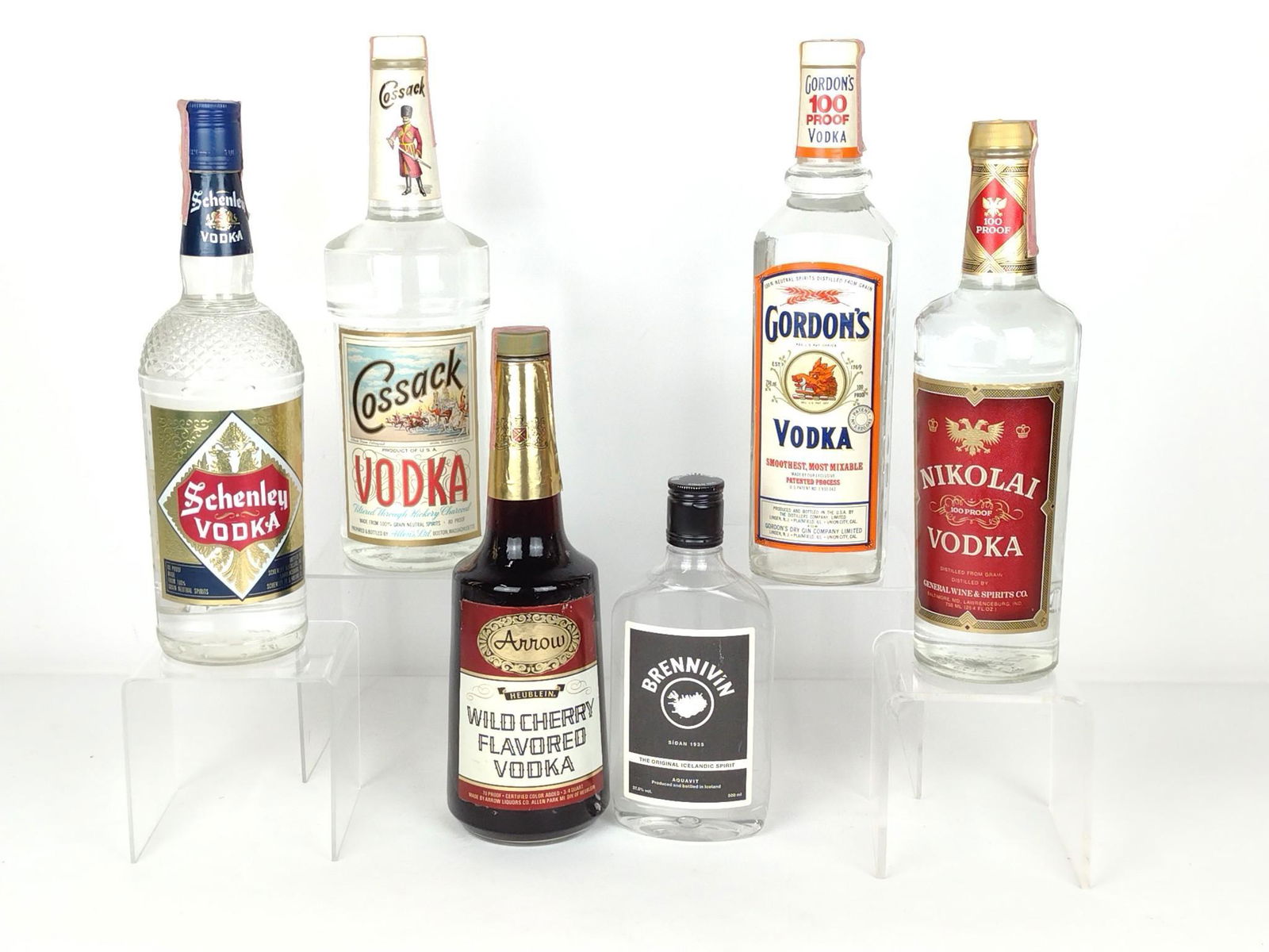 6 Estate Bottles Imported & Flavored Vodka (1 of 2)