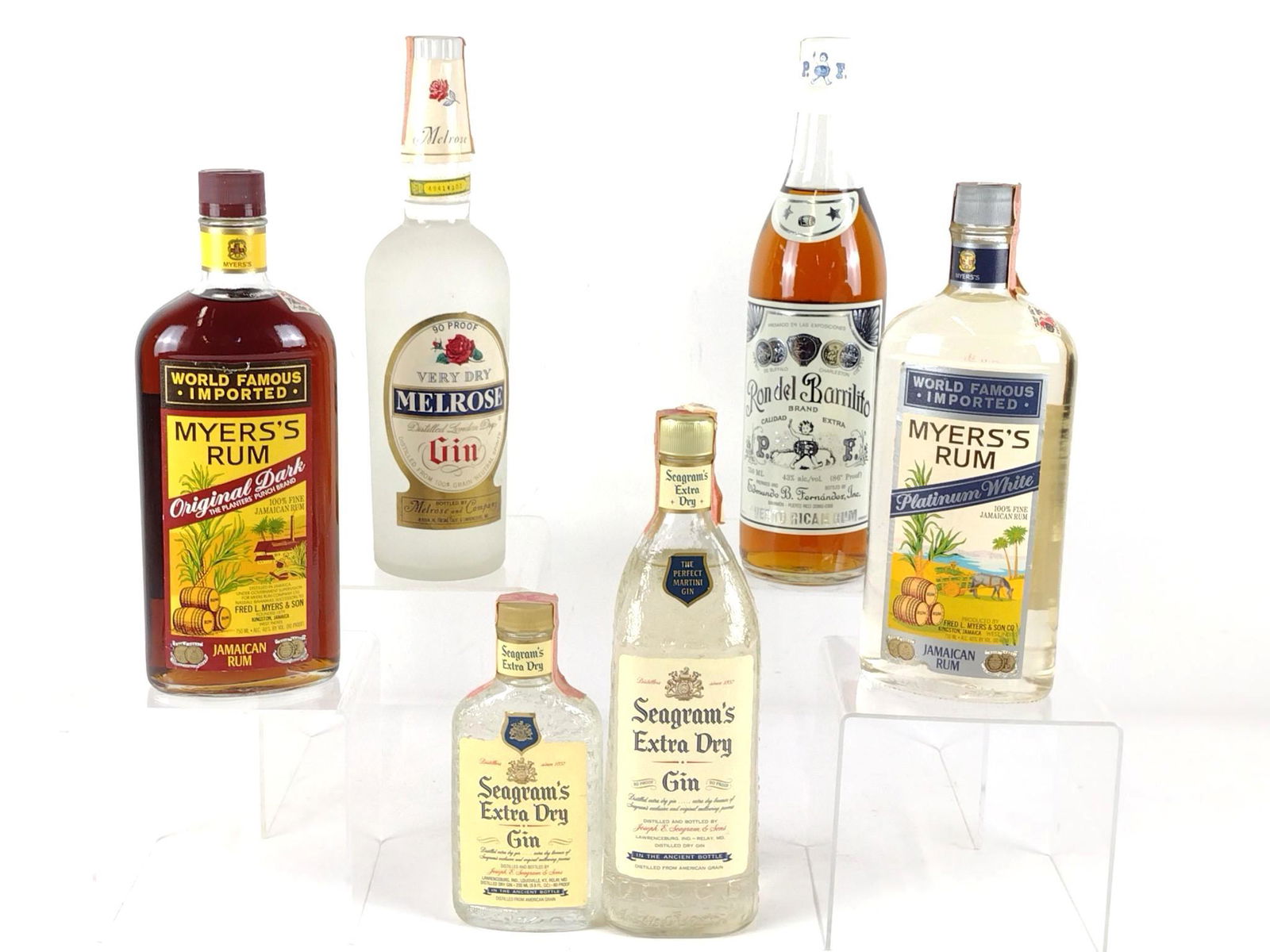 6 Estate Bottles Rum & Gin (1 of 2)