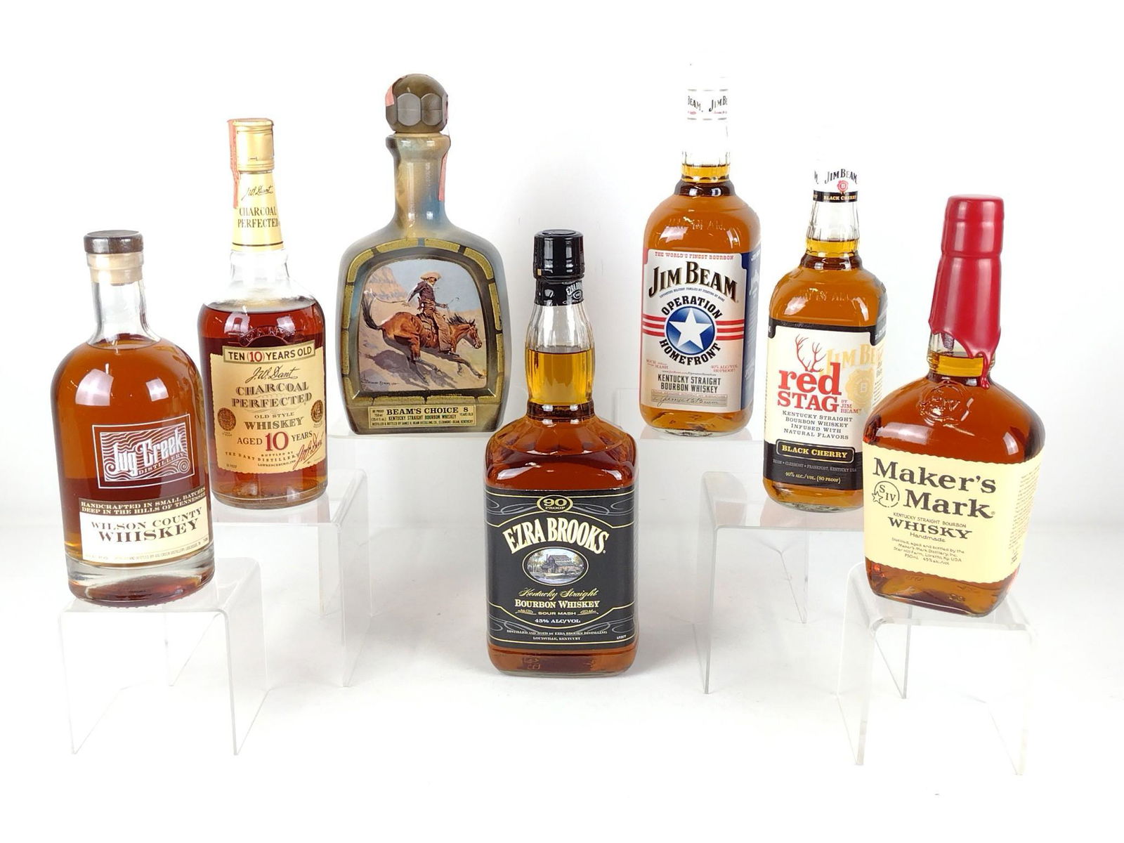 7 Estate Bottles Kentucky Whiskey's (1 of 2)